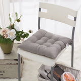 HULIANFU Winter Home Chair Cushion New Outdoor Thick Cushion Pad Office Dining Chair Mattress Pure Sofa Chair Back Pad Comfort Square