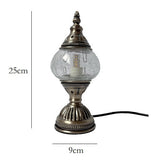 HULIANFU Turkish mosaic table Lamp vintage art deco Handcrafted lamparas de mesa mosaic Glass romantic bed light lamparas con mosaicos