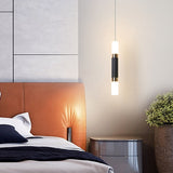 HULIANFU Led Pendant Light Dual light Sources Shine Up and Down Droplight Fixture Kitchen Island Dining Room Shop Bar Counter Decoration