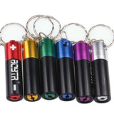 HULIANFU Keychain Small Pipe Pendant Battery Shaped Tobacco Pipes Portable Metal Smoking Pipe For Smoking Weed Herb Men  Gift Pendant
