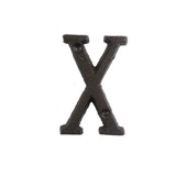 HULIANFU Metal Letters Numbers Cast Iron Decoration House Sign Doorplate DIY Cafe Wall CLH@8