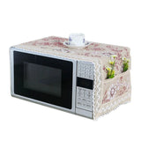 HULIANFU Oil-proof  Breathable Protection With Storage Bag Kitchen Microwave Oven Dust Cover with Storage Bag Kitchen Accessories
