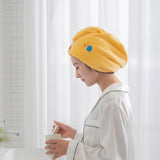 HULIANFU Shower Wrap Hair Drying Cap Super Absorbent Quick-drying Shower Cap Dry Hair Towel Shampoo Towel Pack Turban Cooling Towel