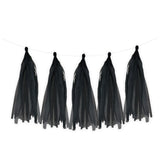 HULIANFU Tissue Paper Tassels Birthday Party Decoration Hanging Garland Ribbon Curtain Baby Shower Decor Parti  Celebration Supplies