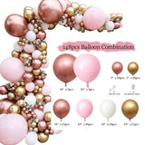 HULIANFU Wedding Balloon Kit Balloons Arch Decoration Birthday Baby Shower Party Birthday Wedding Balloon Decoration Balloons Sets Arch