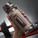 HULIANFU UZSPACE Sport Water Bottles BPA Free Portable Gym Anti-fall Leak-proof Large Capacity Fitness Kettle Tritan Plastic Drink Bottle