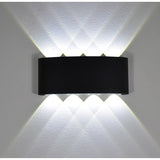 HULIANFU Led Wall Lamp Aluminum Outdoor IP65 Waterproof Up Down Wall Light For Home Stair Bedroom Bedside Bathroom Corridor Lighting