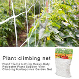 HULIANFU Plant Trellis Netting Heavy-Duty Polyester Plant Support Vine Climbing Hydroponics Garden Net Accessories Multi Use