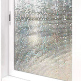 HULIANFU Rainbow Prism Sticker Rainbow Effect Window Film Solar Catcher Sticker Rainbow Prism Window Sticker 3D Rainbow Film Glass Film