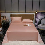 HULIANFU OLOEY Flat bed sheet Egyptian cotton 60S bed sheets twin king queen size bed lines  Solid Color Right-angle sheets Rich colors