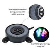 HULIANFU Underwater Submersible Fish Tank Light Color Changing LED Air Bubble Light Aquarium Air Bubble Lamp Making Oxygen for Fish Tank
