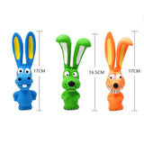 HULIANFU Pets Dog Toys Screaming Chicken Squeeze Sound Toy Rubber Pig Duck Squeaky Chew Bite Resistant Toy Puppy Training Interactive