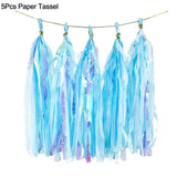 HULIANFU Little Mermaid Party Balloons 32inch Number Foil Balloon Kids Birthday Party Decoration Supplies Baby Shower Decor Helium Globos
