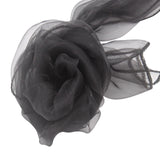 HULIANFU Organza Chair Sashes Bow Chair Covers Organza Fabric DIY Knot Chair Tie for Party Events Wedding Decoration 18cmx275cm