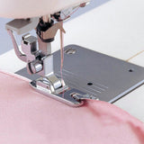 HULIANFU Rolled Hem Foot For Brother Janome Singer Silver Bernet Metal Foot Patchwork Hem Feet Sewing Machine Accessories Tools