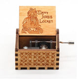 HULIANFU New Black Castle In The Sky Queen  Music Box Wooden Music Box Birthday Gift Antique Carved Wooden Handle