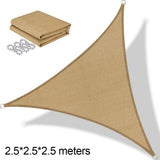 HULIANFU Waterproof Sun Shade Polyester Square Rectangle Shade Sail Garden Terrace Canopy Swimming Camping Hiking Yard Sail Awning