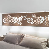 HULIANFU New Flowers Leaf Wall Sticker DIY Stickers Mirror Stickers Decal  For Living Room Bedroom Bathroom Nordic Decor Vanity Small Mir