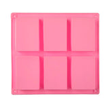 HULIANFU New 4 Cavity 3D Handmade Silicone Soap Molds Massage Therapy Bar Making Mould Tools DIY Oval Shape Soaps Resin Crafts