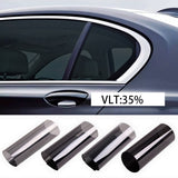 HULIANFU Width 40/50/60/70/80/90 cm Heat &amp; UV Block Professional Window Tint Auto Car UV Protector Glass Sticker Sun Shade Window Film