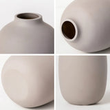 HULIANFU Modern Home Decor Glass Vase Minimalism Living Room Decoration Accessories Vase Decoration Household Flower Vases Gifts