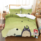 HULIANFU MY NEIGHBOUR TOTORO 3d Printed Bedding Set Duvet Cover Set with Pillowcase Twin Full Queen King Comforter Cover Sets Bedclothes