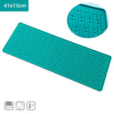 HULIANFU Silicone Square Dish Drying Mat Heat Resistant Draining Tableware Durable Pad Mat for Dishes Table Placemats Kitchen Accessories