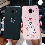 HULIANFU Phone Case for Cover Samsung Galaxy J6  case For Coque Fundas Samsung J6  J 6 Plus  Cases Silicone Soft Back Cover