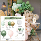 HULIANFU Wedding Balloon Kit Balloons Arch Decoration Birthday Baby Shower Party Birthday Wedding Balloon Decoration Balloons Sets Arch