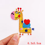 HULIANFU Mushroom Applique Embroidered Patches On Kids Clothes DIY Iron On Patches Cartoon Patches For Clothing Stickers Animal Badges