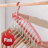 HULIANFU Joybos Clothes Hanger Closet Organizer Space Saving Hanger Multi-port Clothing Rack Plastic Scarf Storage hangers for clothes