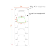 HULIANFU Layers Drying Net for Herbs Hanging Basket Folding Dry Rack Herb Drying Net Dryer Bag Mesh For Flowers Buds Plants Organizer
