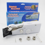 HULIANFU Portable Handheld Sewing Machines Stitch Sew Needlework Cordless Clothes Fabrics Mini Sewing Machine With Sewing Kits