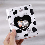 HULIANFU Kpop Card Binder 3inch Photo Album Hollow Love Heart Model Photocard Holder Plaid Album Instax Mini Album For Cards Collect Book