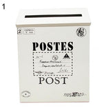 HULIANFU Retro Metal Mailboxes Wall Mounted Mail Box Mailbox Bucket Newspaper Letter Box Post Garden Decoration Garden Supplies