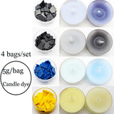 HULIANFU Scented Candle Mold DIY Wool shape Candle Silicone Casting Mold Handmade Candle Soap Making Wax Mold Handcraft Home Decoration