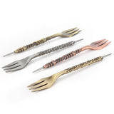 HULIANFU Shisha Fork Retro Aluminum Smoking Set Chicha Mace Twist Shape Nargile Sheesha Hookah  Accessories Tool