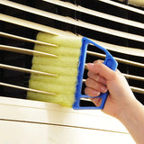 HULIANFU Microfibre Venetian Blind Cleaner Window Conditioner Duster Shutter Clean Brush washable venetian blind blade cleaning cloth