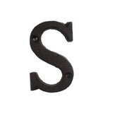 HULIANFU Metal Letters Numbers Cast Iron Decoration House Sign Doorplate DIY Cafe Wall CLH@8
