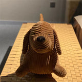 HULIANFU JOYLOVE 55~120cm Dachshund Dog Cushion Lovers Brown Cute British Short-legged Dachshund Dog Pillow Cushion Sofa Gift Plush doll