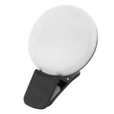 HULIANFU Mini Q Selfie Ring Light Portable Flash LED USB Clip Mobile Phone Fill Lamp Led Mirror Neon Sign Selfie Ring Makeup Lightings