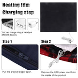 HULIANFU Portable Electric Blanket Heated Double Thermal Blanket 88*65cm Electric Warmer Electric Heating Blanket Dropshipping Warming