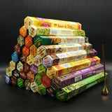 HULIANFU T 56 Fragrances India Incense Stick Handmade Aromatherapy Sticks 20 Sticks Per Box Sandalwood Lavender Meditation Incenses