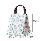 HULIANFU Lunch Bag Lunch Box Thermal Insulated Canvas Tote Pouch Kids School Bento Portable Dinner Container Picnic Food Storage Bags
