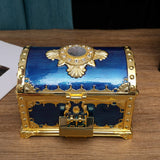 HULIANFU Luxury Golden Double Layers Jewelry Organizer Metal Storage Box Desk Makeup Organizers Box With Drawer Gift For Girl Friend.Z223
