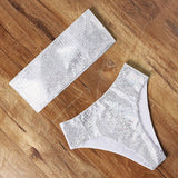 Sexy Animal Printed Bathing Suit Female Push Up Bikini High Waisted Swimsuit Bandage Bikinis Bandeau Swimwear Women Biquini