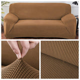 HULIANFU Polar Fleece Fabric Universal Sofa Cover Euro Sofa Covers For Living Room Stretch Sectional Corner Sofa Cover Plaids On The Sofa