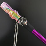HULIANFU Reusable Hookah Mouthpiece  with Stainless Chain Strap Shisha Mouth Tips Silicon Resin Chicha Narguile Water Pipe Mouthpieces