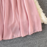 hulianfu Yellow/Purple/White Chiffon Dress Women Sexy Slash Neck Ruffle Robe Elegant Ruffle High Waist Vestidos Female Beach Vacation New