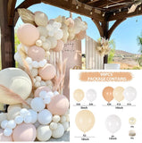 HULIANFU Macaron Pink Balloon Garland Arch Kit Wedding Birthday Party Decoration Kids Globos Rose Gold Confetti Latex Ballon Baby Shower
